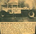 1961 - Rebuilt 24 after crash at Oakley, Kansas
